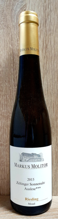 Markus Molitor Riesling Zeltinger Sonnenuhr Auslese *** Goldene Kapsel